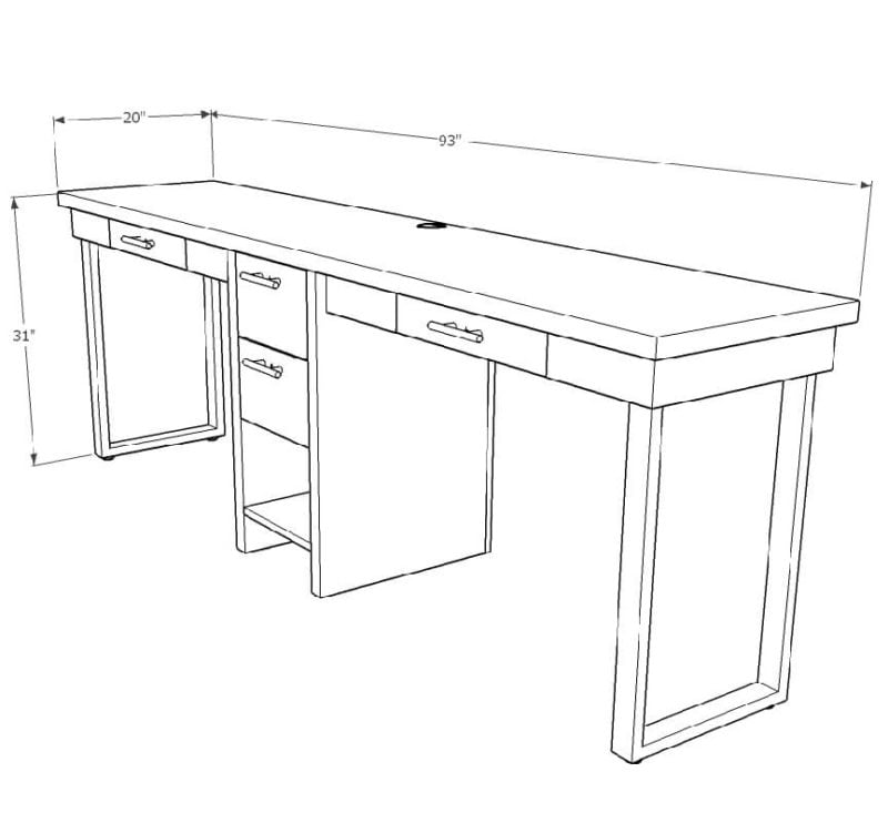Cardiff Double Sales DeskCDD OMG! Optical Marketing Group